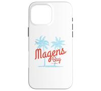 Magens Bay St. Thomas USVI Lettere vintage corallo Custodia per iPhone 16 Pro Max