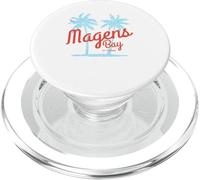 Magens Bay St. Thomas USVI Lettere vintage corallo PopSockets PopGrip per MagSafe
