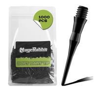 MageRabbit Freccette con punta morbida, 1000 pezzi, filettatura 2BA, punta in plastica per freccette morbide, punte morbide per tutti i bersagli elettronici