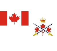 magFlags Bandiera Large Canadian Army 2013-2016 | Canadian Army from 2013 to 2016. As they were to replace the former Land Force Command Flag only upon wearing out | bandiera paesaggio | 1.35