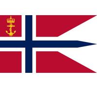 magFlags Bandiera Large Chief of the Royal Norwegian Navy | This vector image includes elements that have been taken or adapted from this file | bandiera paesaggio | 1.35 m² | 90x150cm