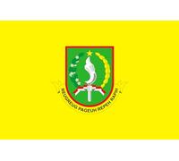 magFlags Bandiera Large City Flag of Sukabumi | This vector image includes elements that have been taken or adapted from this file | bandiera paesaggio | 1.35 m² | 90x150cm