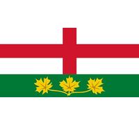 magFlags Bandiera Large D.S. flag proposal for Ontario v2 | My second proposal for a new flag of the Canadian province of Ontario | bandiera paesaggio | 1.35 m² | 80x160cm