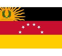 magFlags Bandiera Large Estatal de Miranda | Estado Miranda fue aprobada en la reforma a Ley de Símbolos en julio de 2006. Está inspirada en la bandera militar que ideó el