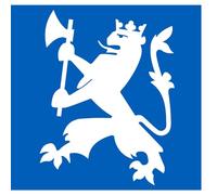 magFlags Bandiera Large Standard of The Combat Engineer Battalion Norway | The Ceremonial Standard of The Norwegian Combat Engineer Battalion Ingeniørbataljonen | 1.35m² | 120x120cm