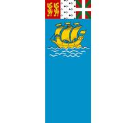 magFlags Bandiera Saint-Pierre e Miquelon | Bandiera Ritratto | 6m² | 400x150cm