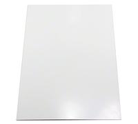 Magflex® A4 Foglio Magnetico Bianco Lucido Per La Creazione Di Opere D'Arte, Segni O Display Magnetici