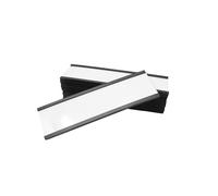 MagFlex®, porta etichette magnetiche con profilo a C, 30 mm x 50 mm, durevole, facile da usare, soluzione magnetica per organizzare scaffali, bidoni e spazi di archiviazione (confezione da 40)