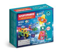 MAGFORMERS Mystery Spin Set da 40 pezzi, mattoncini magnetici, giocattolo da costruzione, multicolore, 3-99 anni, 279-18