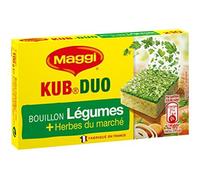Maggi Bouillon Kub Duo Verdure Ed Erbe di Mercato (10 Compresse) 105G
