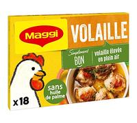 Maggi Brodo di pollame Kub, 18 compresse, 180 g, 3 pezzi