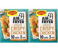 MAGGI Crispy Mix Formaggio Panatura Pollo per Friggitrice ad Aria 70g (Confezione da 2)