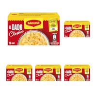 MAGGI Dado Classico preparato per Brodo, 20 dadi 200g (Confezione da 5)