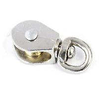 MAGGI GROUP - 2 PEZZI - CARRUCOLE SINGOLE IN OTTONE CON OCCHIO GIREVOLE