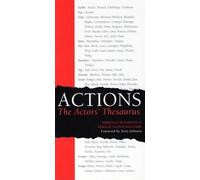 Maggie Lloyd-Williams Marina Calderon Actions: The Actors' Thesauru (Tascabile)