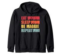 Maggie Personalized Name Shirt Maggie First Name Felpa con Cappuccio