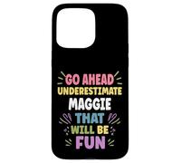 MAGGIE Personalized Women's Gift Custom MAGGIE Custodia per iPhone 15 Pro Max