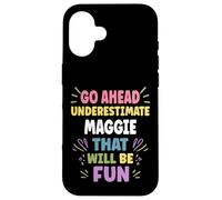 MAGGIE Personalized Women's Gift Custom MAGGIE Custodia per iPhone 16