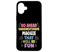 MAGGIE Personalized Women's Gift Custom MAGGIE Custodia per iPhone 16 Plus