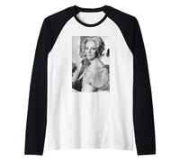 Maggie Smith Attore Molto Rumore per Nulla 1967 Maglia con Maniche Raglan