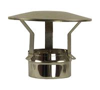 MAGGINI Terminale per Caminetto Fumaiolo Fisso Diametro 150 Grigio Acciaio Zincato