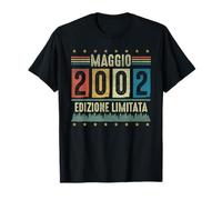Maggio 2002 Vintage - Maglia 24 Compleanno Anni Uomo Donna Maglietta