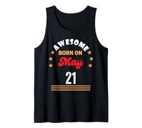 Maggio 21 Compleanno Fantastico Nato Il 21 Maggio Vintage Canotta