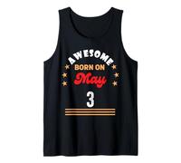 Maggio 3 Compleanno Impressionante Nato Il 3 Maggio Vintage Canotta