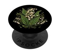 Maggio Compleanno Giglio Della Valle Fiore Primavera Fiore PopSockets PopGrip Adesivo