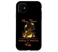 Maggio Compleanno Giglio Fiore Maternità Ragazza Divertente Donne Ragazze Custodia per iPhone 11