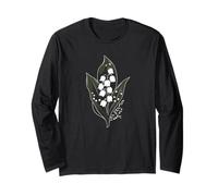 Maggio Compleanno Mughetto Fiore Primavera Fiore Bianco Maglia a Manica