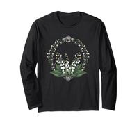 Maggio Compleanno Mughetto Fiore Primavera Fiore Bianco Maglia a Manica