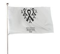 Maggio è il mese della consapevolezza del melanoma, bandiera, striscione per esterni, decorazione per feste, arazzo da parete, 35x59 pollici