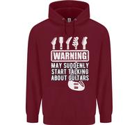 Maggio Start Talking About Chitarre Chitarrista Bambini Felpa con Cappuccio