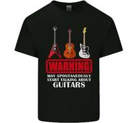 Maggio Start Talking About Chitarre Chitarrista T-Shirt Ragazzi Ragazze