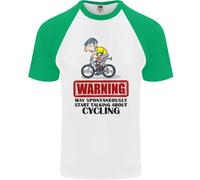 Maggio Start Talking About Ciclismo Ciclisti DA UOMO S/S Baseball T-Shirt