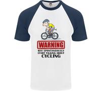 Maggio Start Talking About Ciclismo Ciclisti DA UOMO S/S Baseball T-Shirt