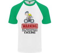 Maggio Start Talking About Ciclismo Ciclisti DA UOMO S/S Baseball T-Shirt