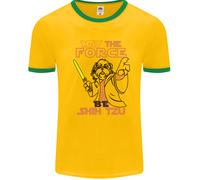 Maggio The Force Be Shih Tzu Cane Divertente Uomo Ringer