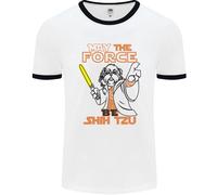 Maggio The Force Be Shih Tzu Cane Divertente Uomo Ringer