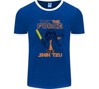 Maggio The Force Be Shih Tzu Cane Divertente Uomo Ringer