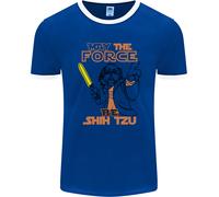 Maggio The Force Be Shih Tzu Cane Divertente Uomo Ringer Fotl