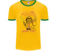 Maggio The Force Be Shih Tzu Cane Divertente Uomo Ringer Fotl