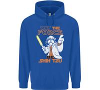Maggio The Force Be Shih Tzu Divertente Cane Bambini Felpa con Cappuccio