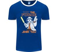 Maggio The Force Be Shih Tzu Divertente Cane Uomo Ringer Fotl
