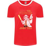 Maggio The Force Be Shih Tzu Divertente Cane Uomo Ringer Fotl