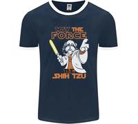 Maggio The Force Be Shih Tzu Divertente Cane Uomo Ringer Fotl