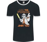 Maggio The Force Be Shih Tzu Divertente Cane Uomo Ringer Fotl