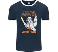 Maggio The Force Be Shih Tzu Divertente Cane Uomo Ringer Fotl