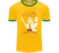 Maggio The Force Be Shih Tzu Divertente Cane Uomo Ringer Fotl